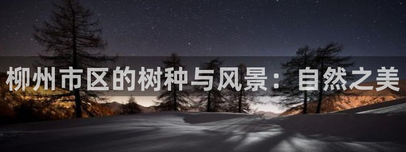 网站是新宝gg：柳州市区的树种与风景：自然之美